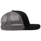 Pacific Headwear Trucker Snapback Cap - Black/Graphite/Black