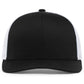 Pacific Headwear Trucker Snapback Cap - Black/White/Black