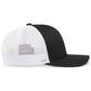 Pacific Headwear Trucker Snapback Cap - Black/White/Black