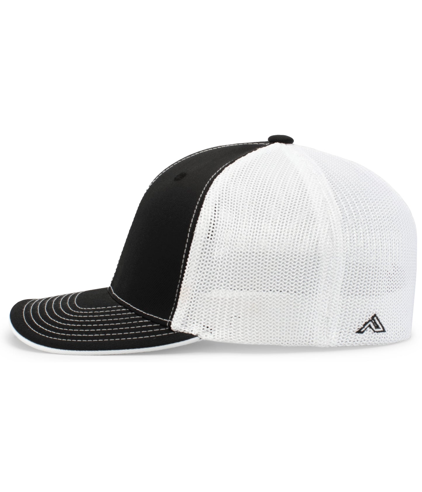 Pacific Headwear Trucker PacFlex Cap - White/Black/Black
