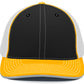 Pacific Headwear Trucker PacFlex Cap - Black/White/Gold