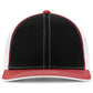 Pacific Headwear Trucker PacFlex Cap -  Black/White/Red