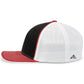 Pacific Headwear Trucker PacFlex Cap -  Black/White/Red