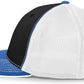Pacific Headwear Trucker PacFlex Cap - Black/White/Royal