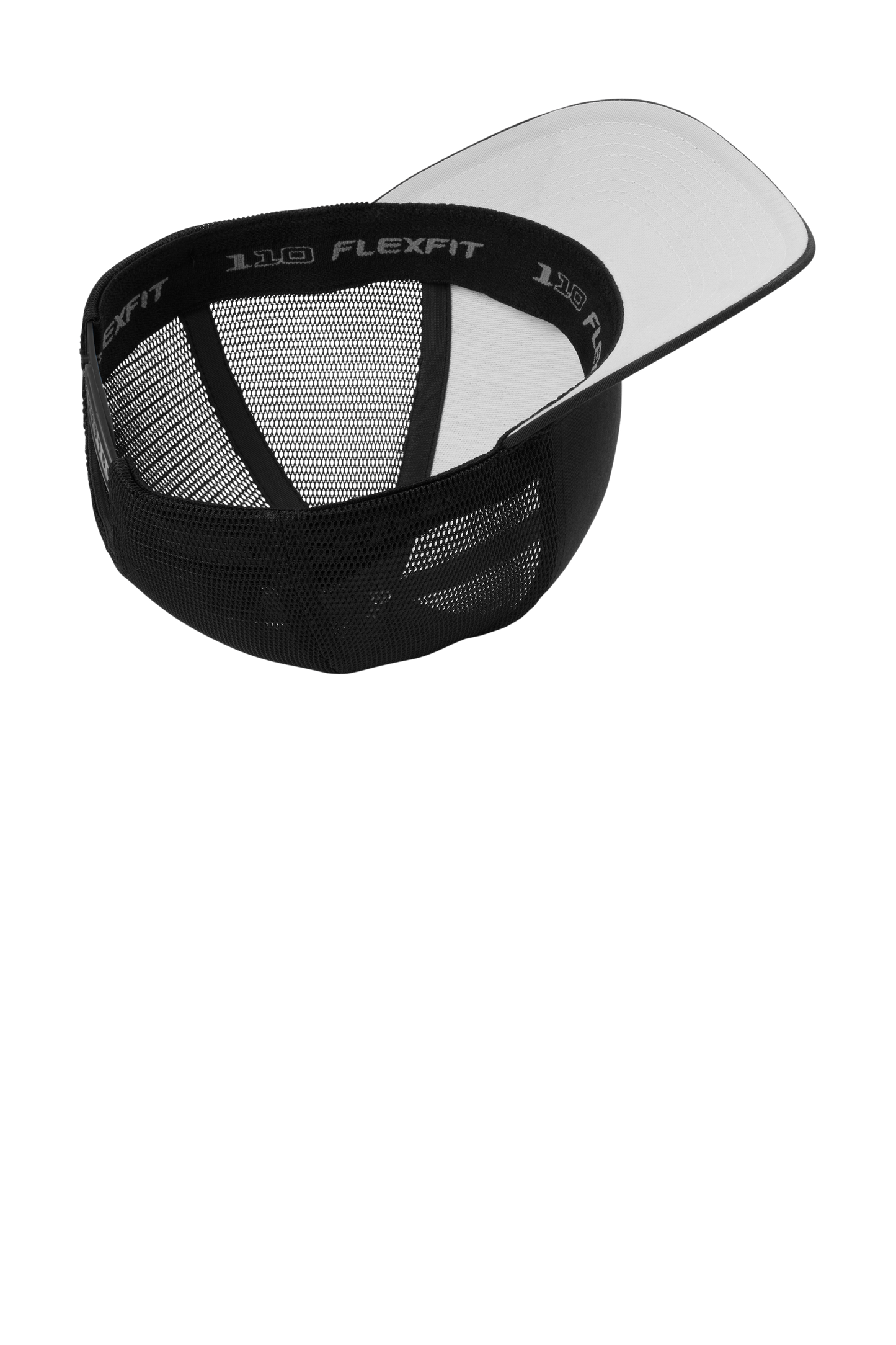 Port Authority® Flexfit 110® Mesh Cap - Black/Black