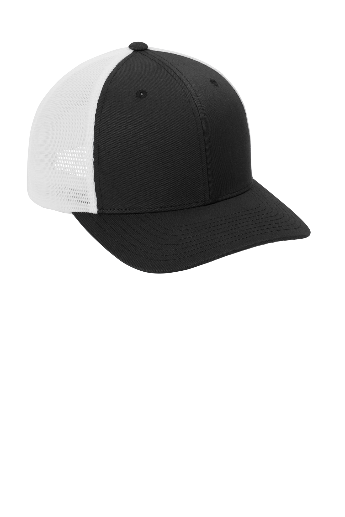 Port Authority® Flexfit 110® Mesh Cap - Black/White