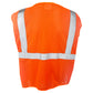 C2V Type R Class 2 Economy Mesh Safety Vest with Zipper - Orange
