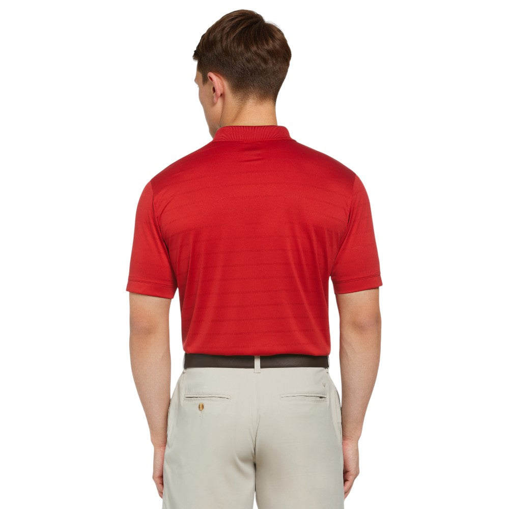 Callaway Golf Men's Opti-Vent Polo - Salsa Red