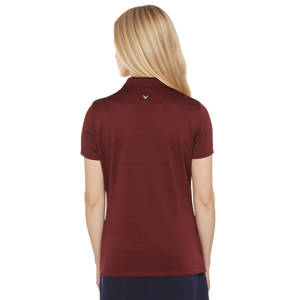 Callaway Golf Women's Opti-Vent Polo - Zinfandel