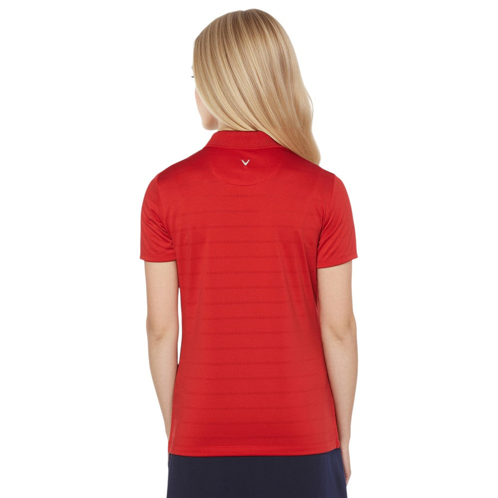 Callaway Golf Women's Opti-Vent Polo - Salsa Red