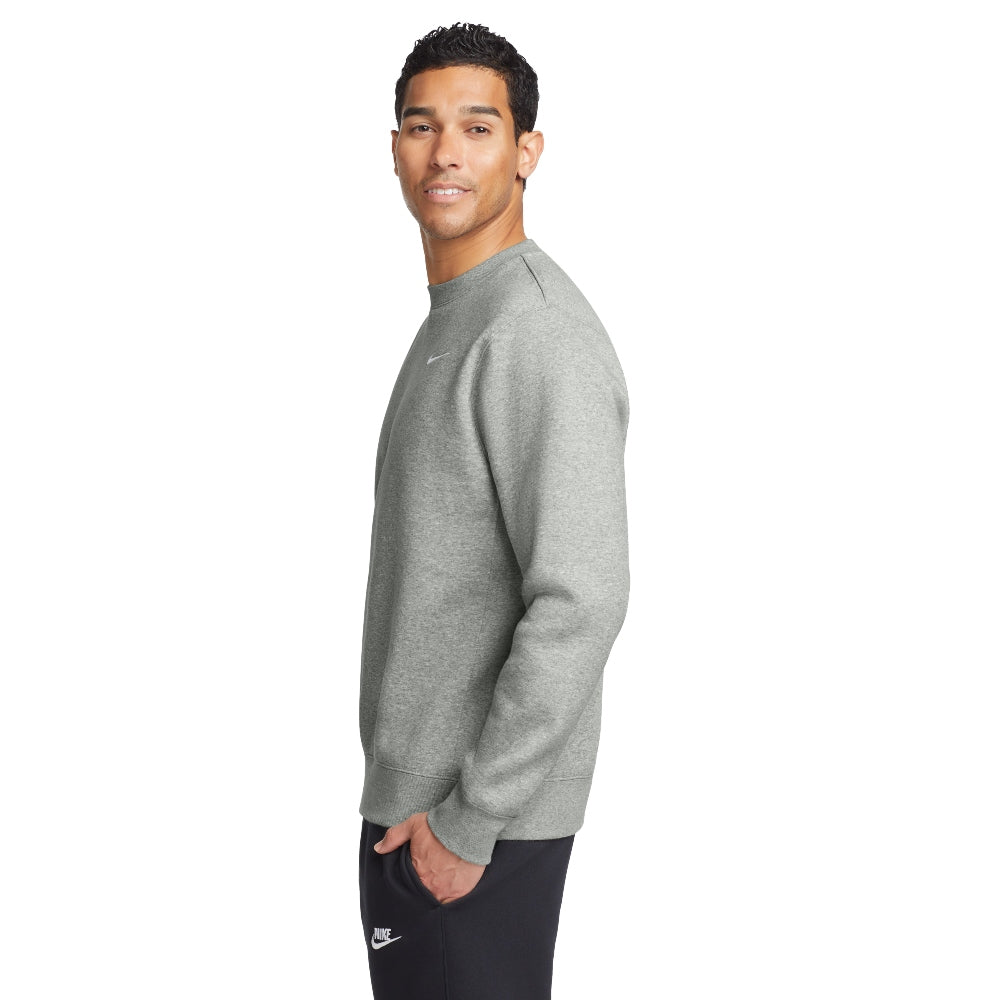Nike Club Fleece Crew - Dark Grey Heather