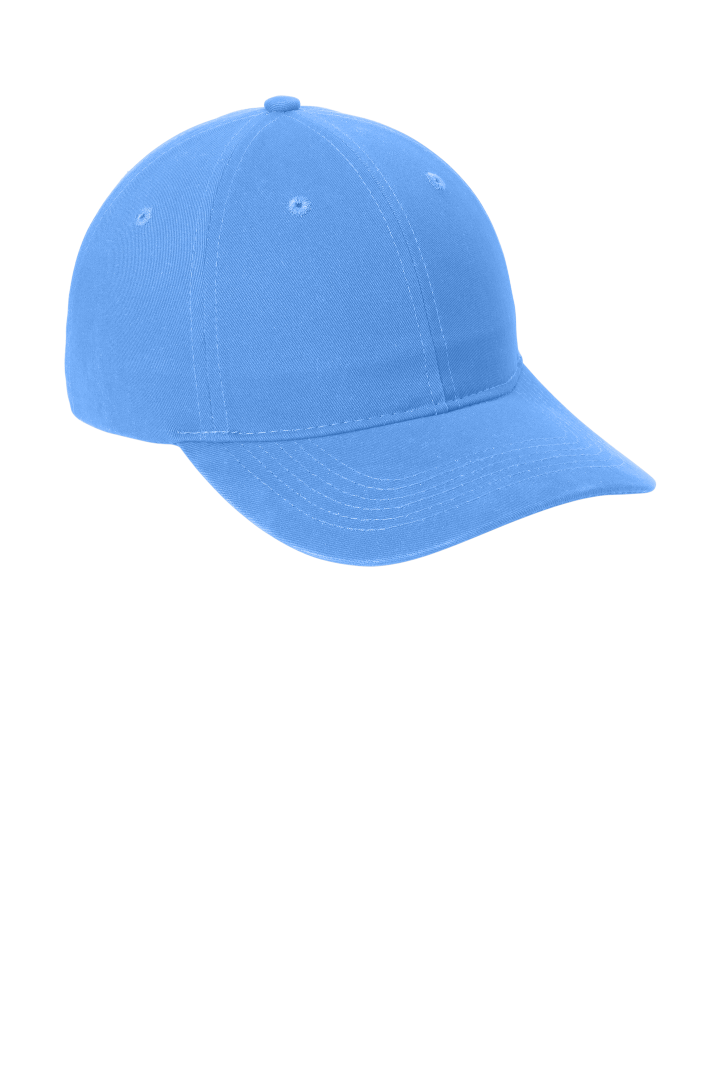 Port & Company® - Brushed Twill Low Profile Cap - Carolina Blue