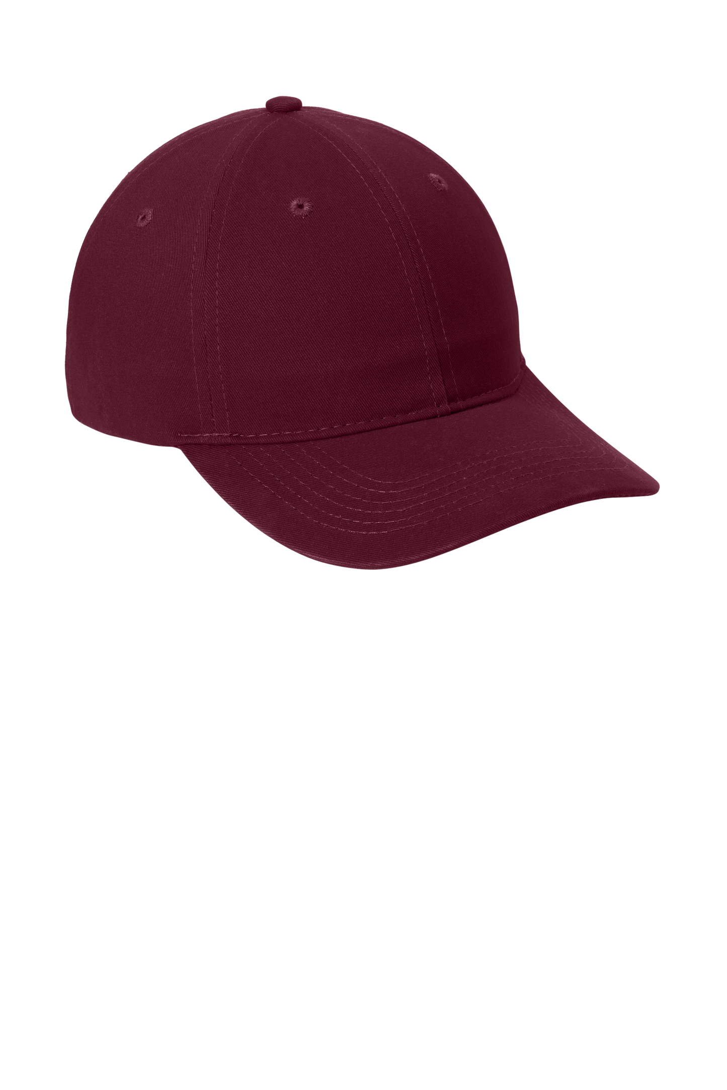 Port & Company® - Brushed Twill Low Profile Cap - Maroon