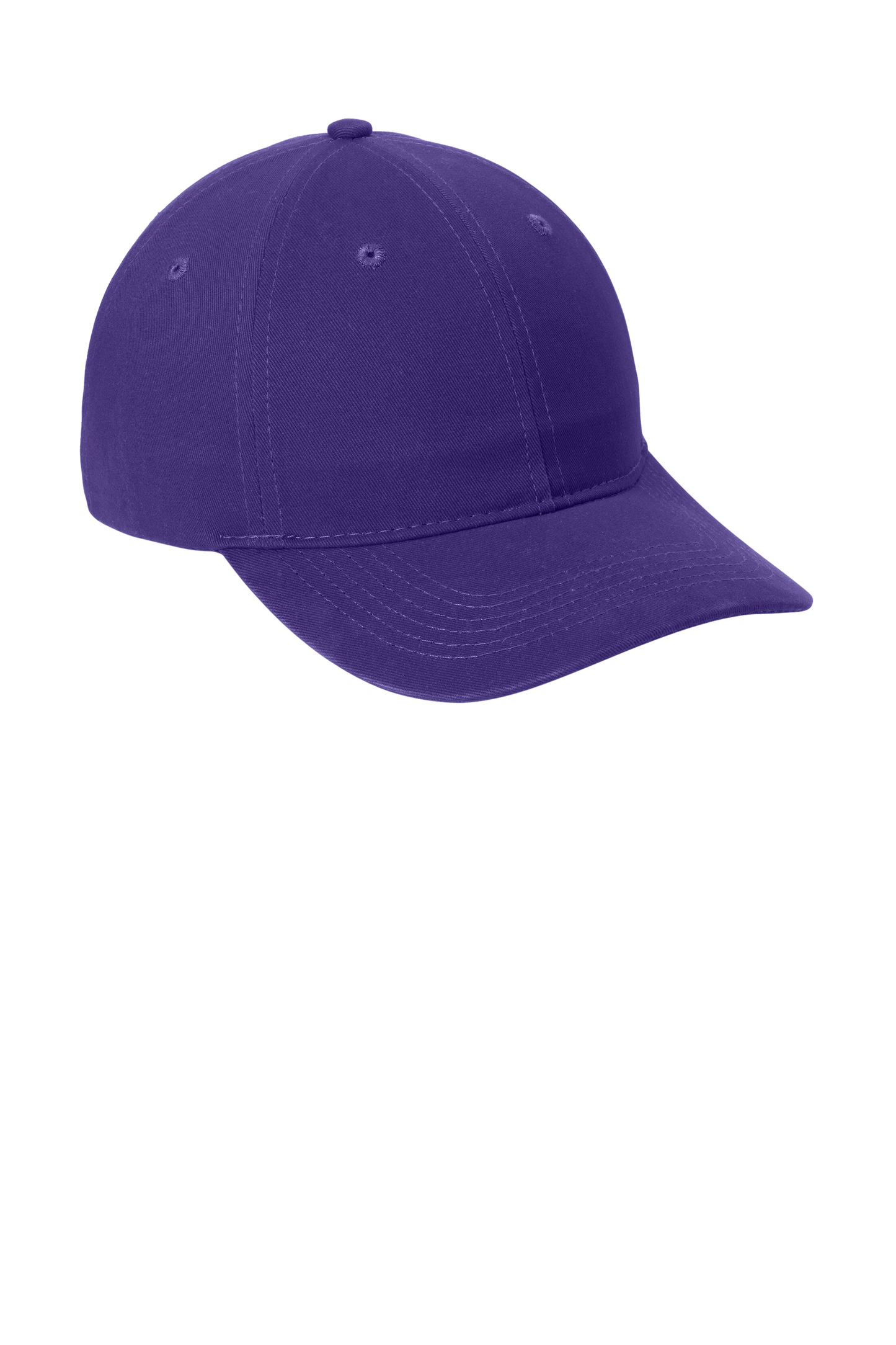 Port & Company® - Brushed Twill Low Profile Cap - Purple