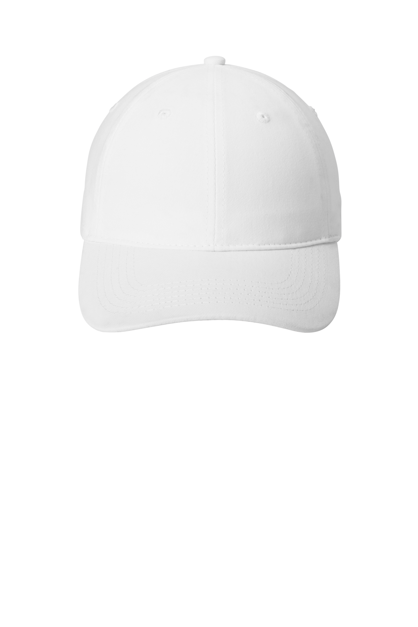 Port & Company® - Brushed Twill Low Profile Cap - White