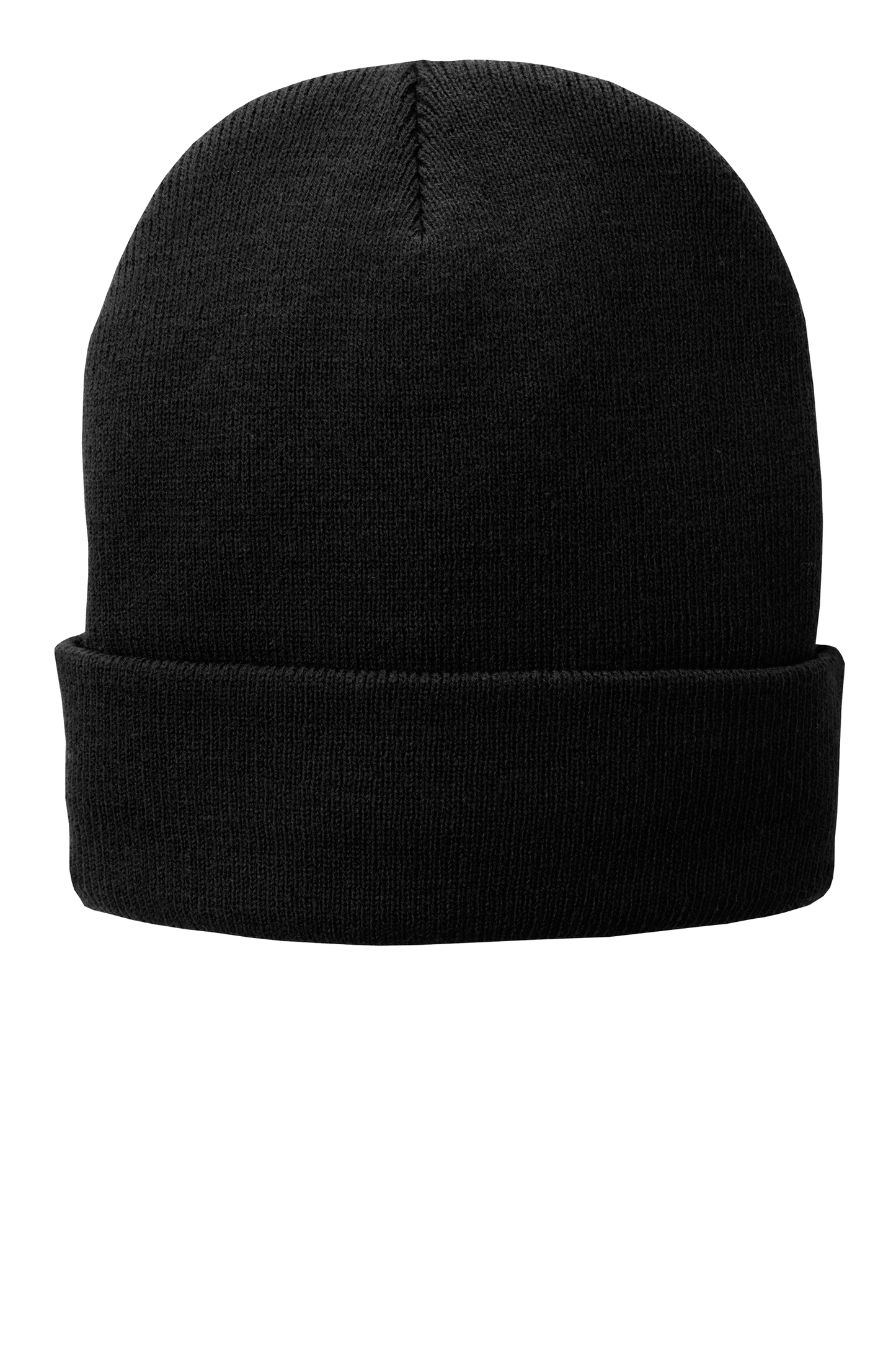 Port & Company® Fleece-Lined Knit Cap - Black
