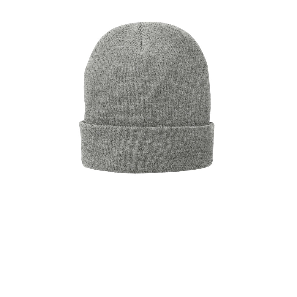 Port & Company® Fleece-Lined Knit Cap - Athletic Oxford
