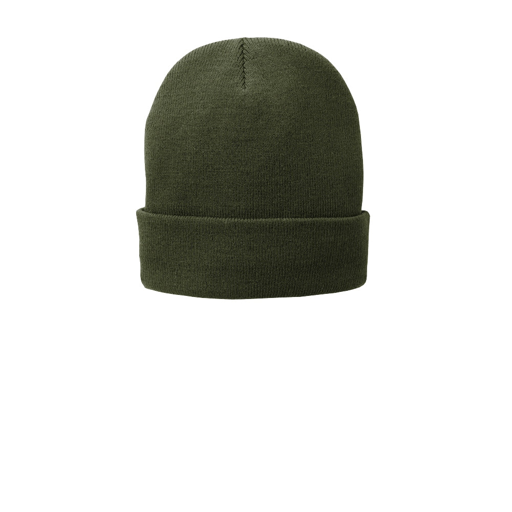 Port & Company® Fleece-Lined Knit Cap - Olive Drab Green