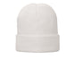 Port & Company® Fleece-Lined Knit Cap - White