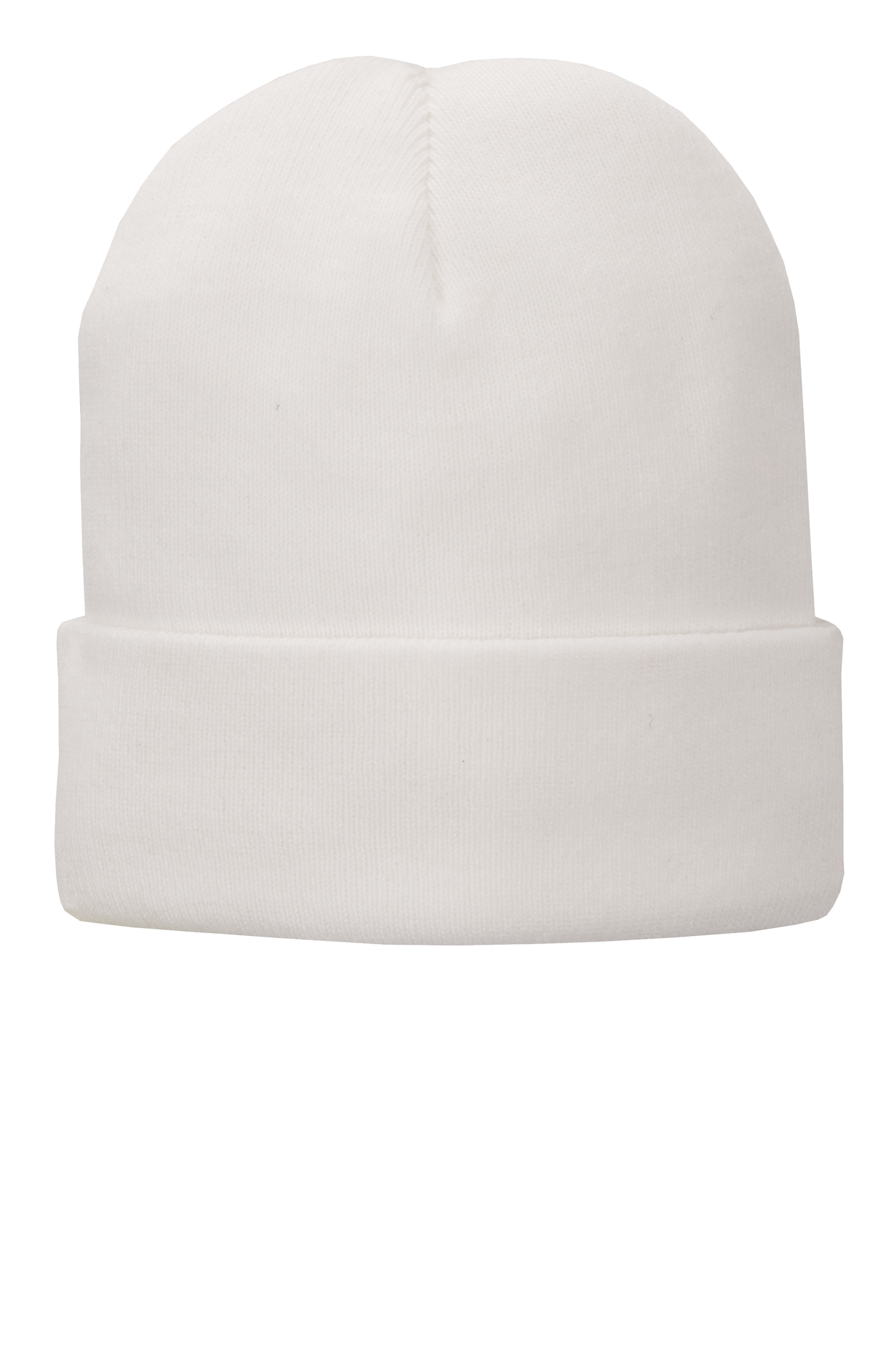 Port & Company® Fleece-Lined Knit Cap - White