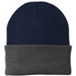 Port & Company® - Knit Cap - Navy / Athletic Oxford