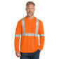 CornerStone® ANSI 107 Class 2 Long Sleeve Safety T-Shirt- Safety Orange/Reflective