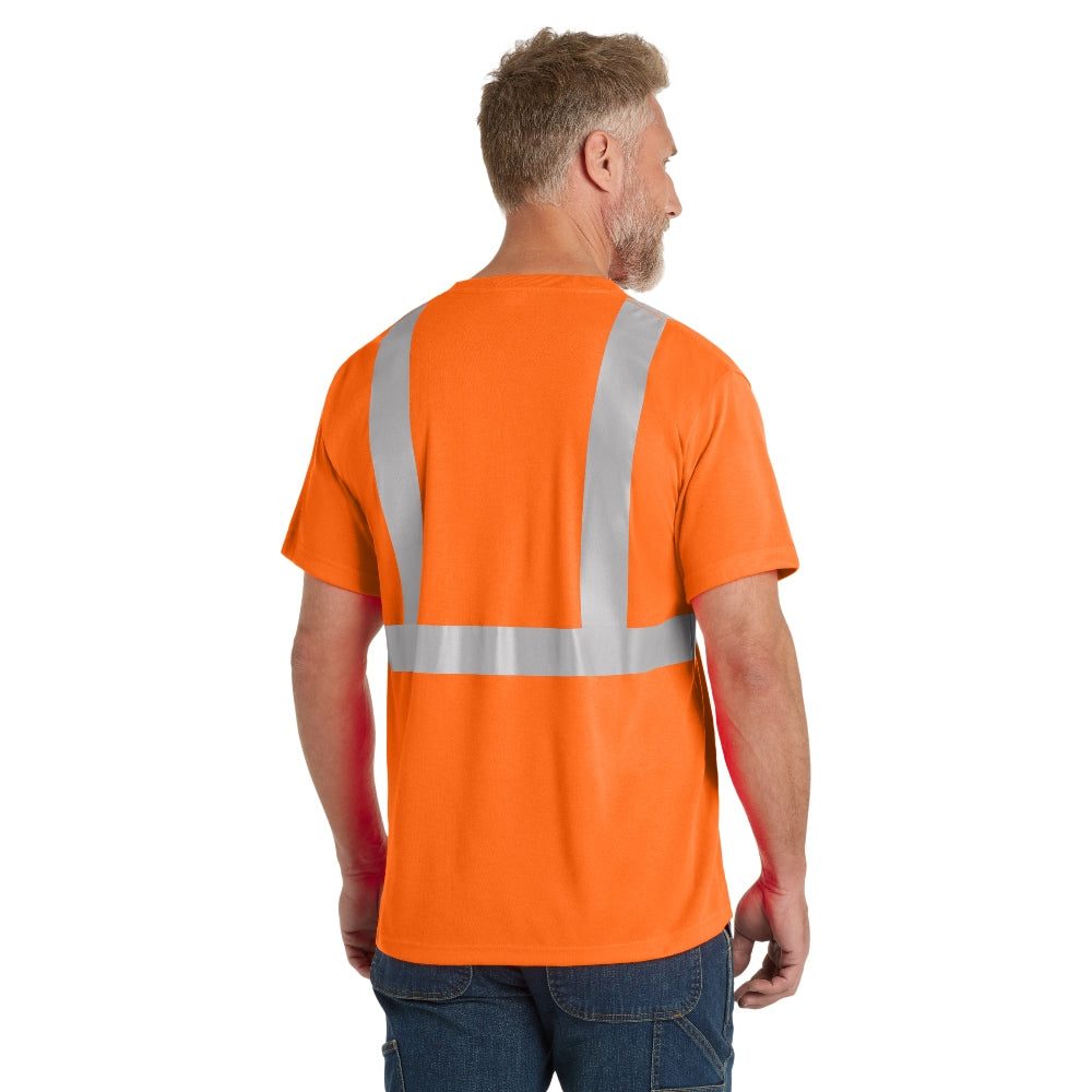 CornerStone® ANSI 107 Class 2 Safety T-Shirt - Safety Orange/Reflective