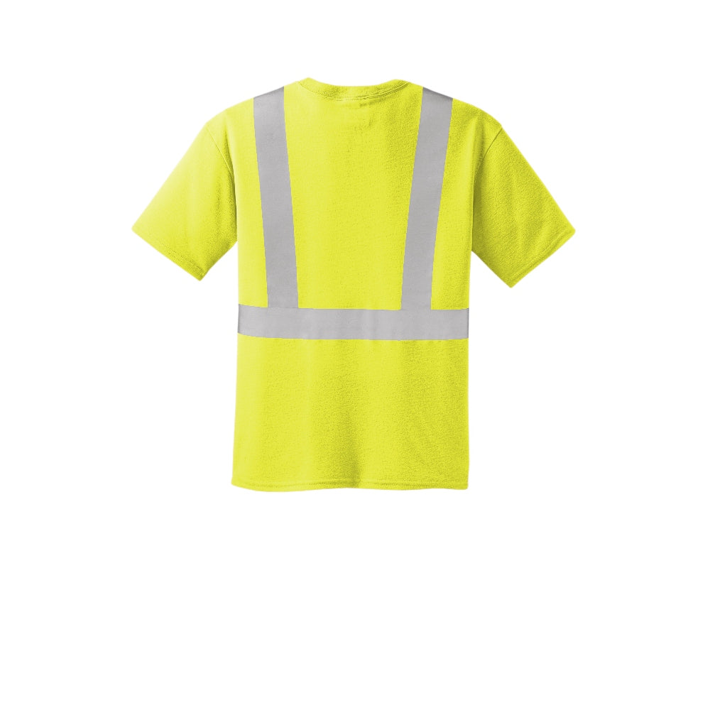 CornerStone® ANSI 107 Class 2 Safety T-Shirt - Safety Yellow/Reflective