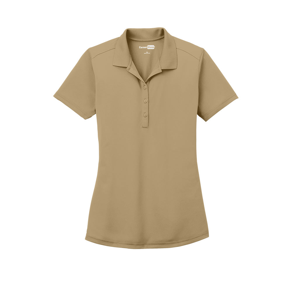 CornerStone® Ladies Select Lightweight Snag-Proof Polo - Tan