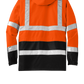 CornerStone® - ANSI 107 Class 3 Waterproof Parka - Safety Orange / Black