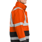 CornerStone® - ANSI 107 Class 3 Waterproof Parka - Safety Orange / Black