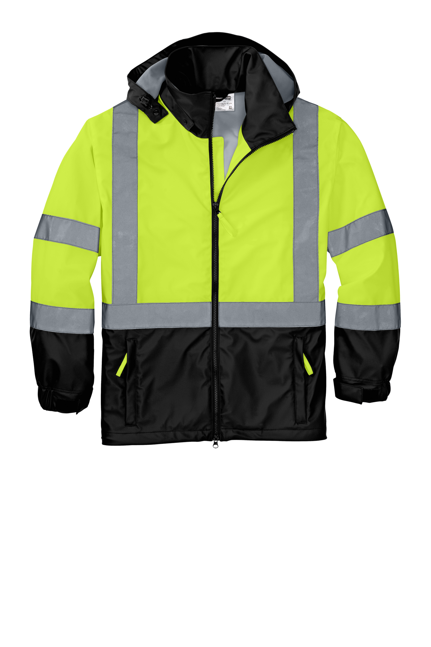 CornerStone® - ANSI 107 Class 3 Safety Windbreaker - Safety Yellow / Black