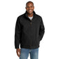 CornerStone® Washed Duck Cloth Flannel-Lined Work Jacket - Black