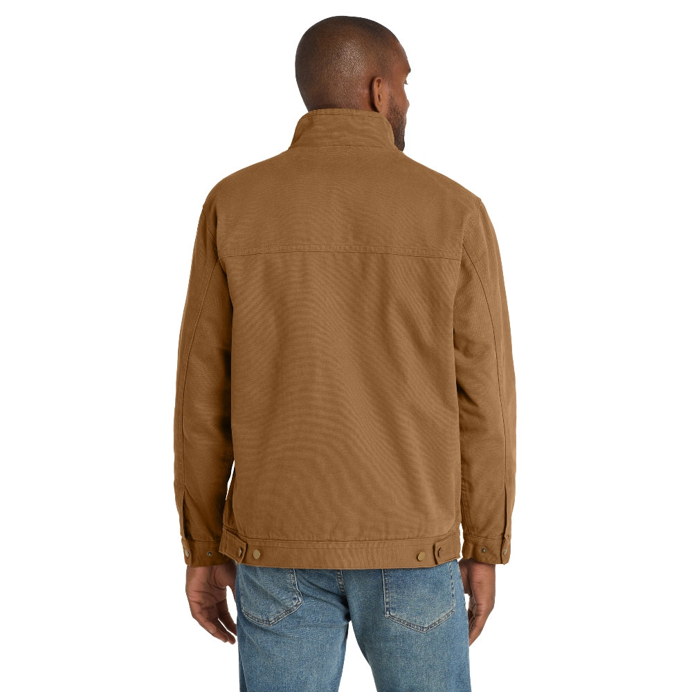 CornerStone® Washed Duck Cloth Flannel-Lined Work Jacket - Duck Brown