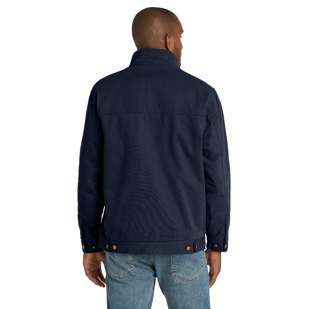 CornerStone® Washed Duck Cloth Flannel-Lined Work Jacket - Navy