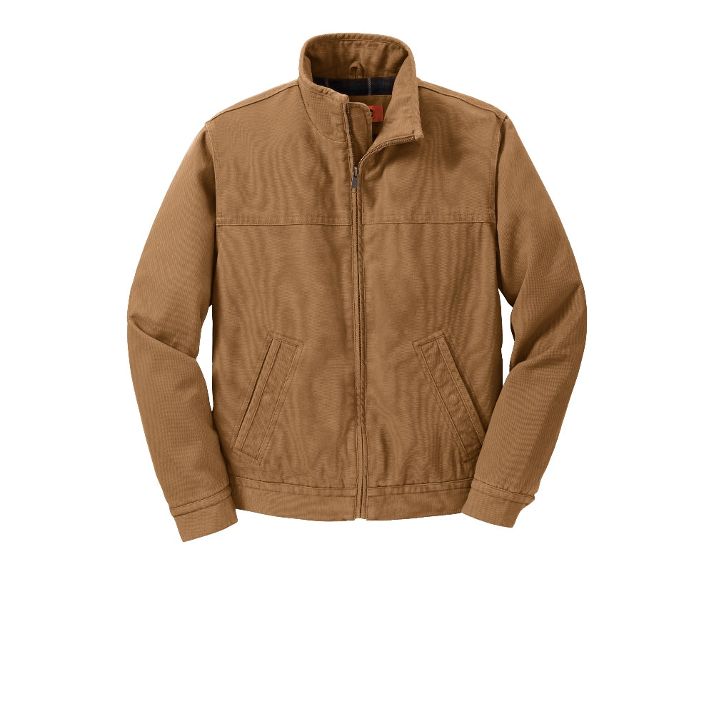 CornerStone® Washed Duck Cloth Flannel-Lined Work Jacket - Duck Brown
