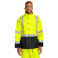 CornerStone® ANSI 107 Class 3 Rain Jacket - Safety Yellow / Black