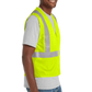CornerStone® ANSI 107 Class 2 Mesh Zippered Vest - Safety Yellow