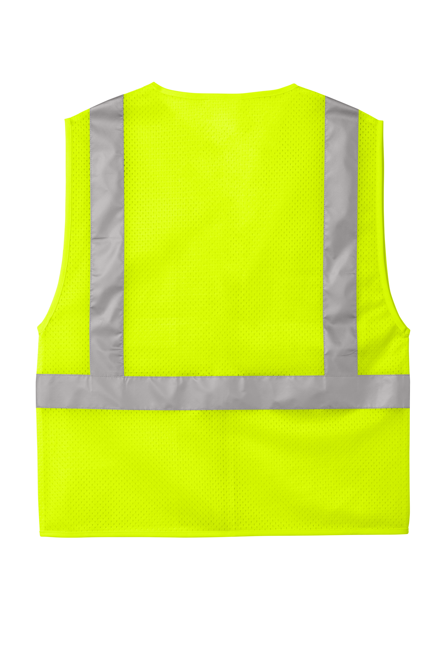 CornerStone® ANSI 107 Class 2 Mesh Zippered Vest - Safety Yellow