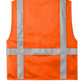 CornerStone® ANSI 107 Class 2 Mesh Six-Pocket Zippered Vest - Safety Orange