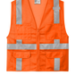 CornerStone® ANSI 107 Class 2 Mesh Six-Pocket Zippered Vest - Safety Orange