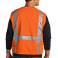 CornerStone® ANSI 107 Class 2 Mesh Six-Pocket Zippered Vest - Safety Orange