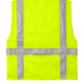 CornerStone® ANSI 107 Class 2 Mesh Six-Pocket Zippered Vest - Safety Yellow