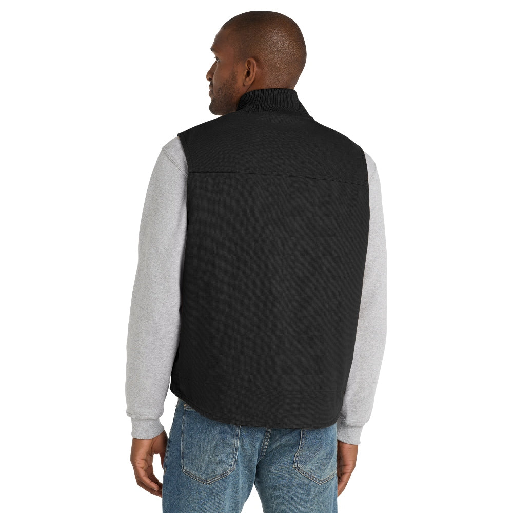 CornerStone® Washed Duck Cloth Vest - Black