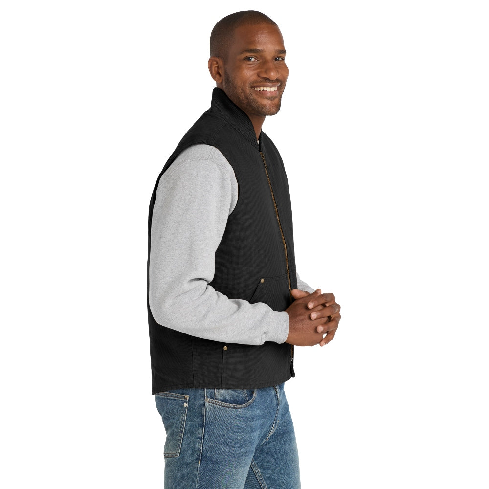 CornerStone® Washed Duck Cloth Vest - Black