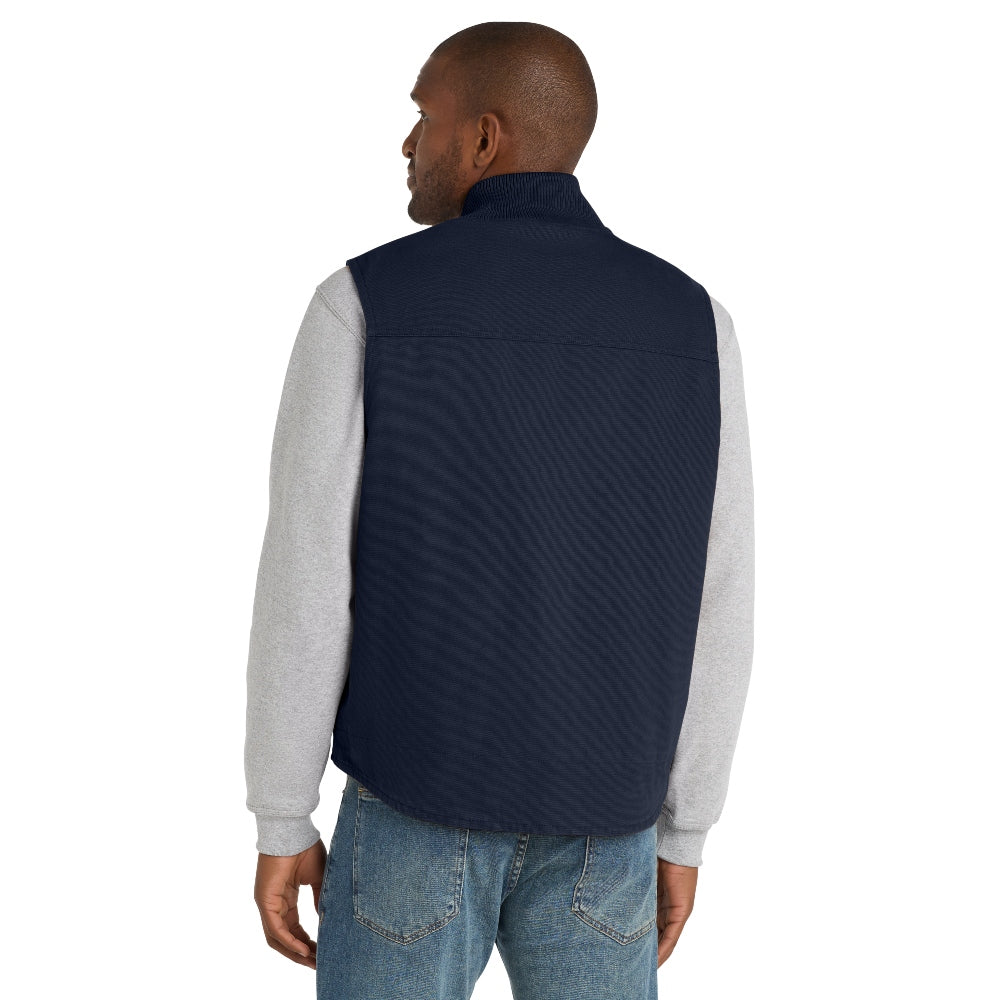 CornerStone® Washed Duck Cloth Vest - Navy