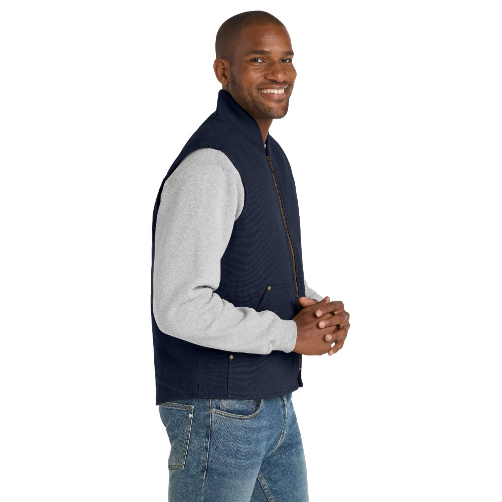 CornerStone® Washed Duck Cloth Vest - Navy