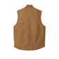 CornerStone® Washed Duck Cloth Vest - Duck Brown