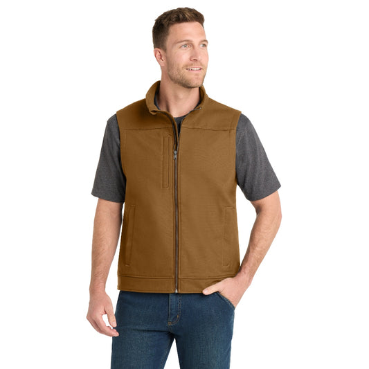CornerStone® Duck Bonded Soft Shell Vest - Duck Brown