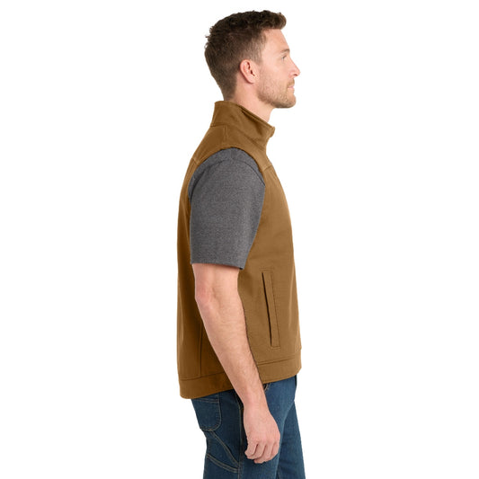 CornerStone® Duck Bonded Soft Shell Vest - Duck Brown